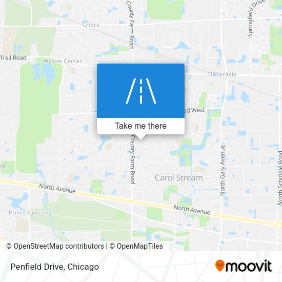 Mapa de Penfield Drive