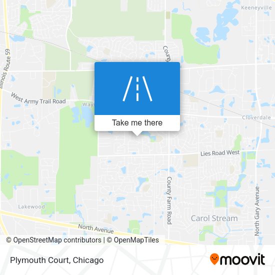 Mapa de Plymouth Court