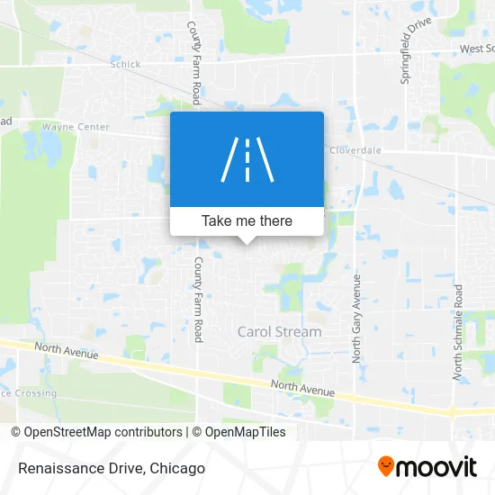 Renaissance Drive map