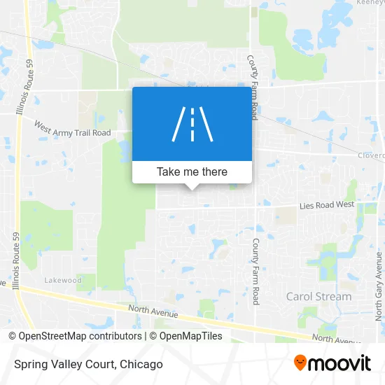 Spring Valley Court map