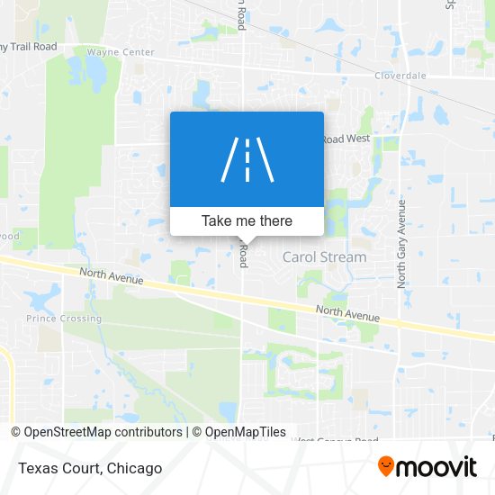 Mapa de Texas Court