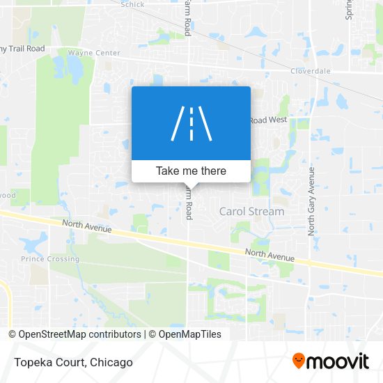 Mapa de Topeka Court