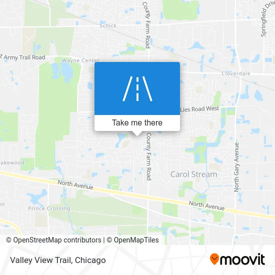 Valley View Trail map