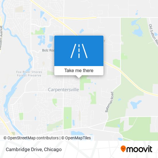 Cambridge Drive map