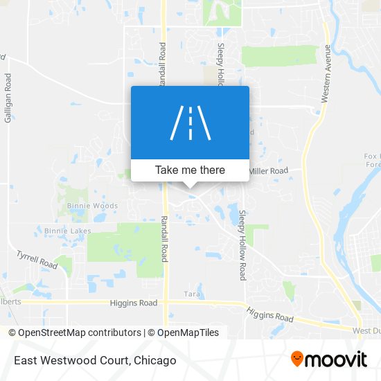 East Westwood Court map