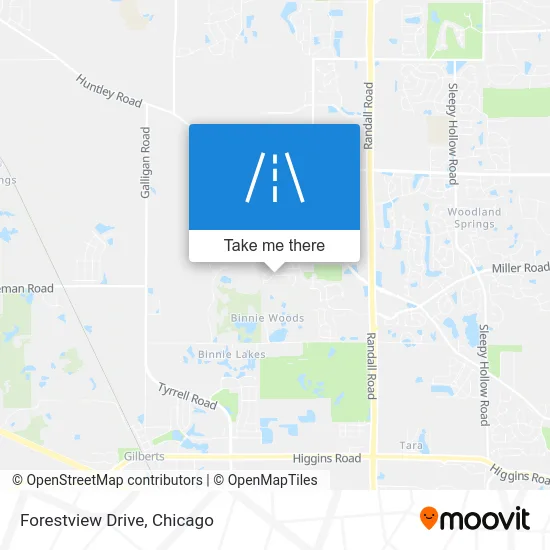 Forestview Drive map