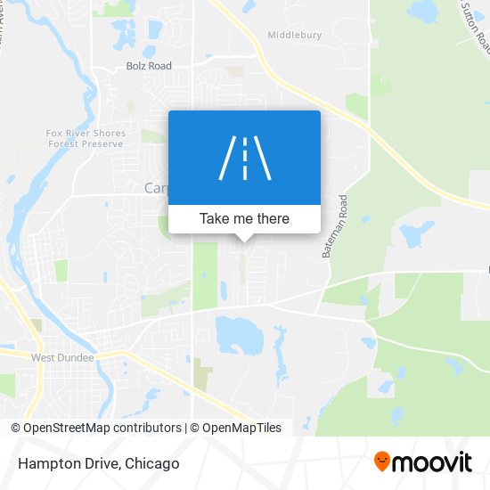 Hampton Drive map