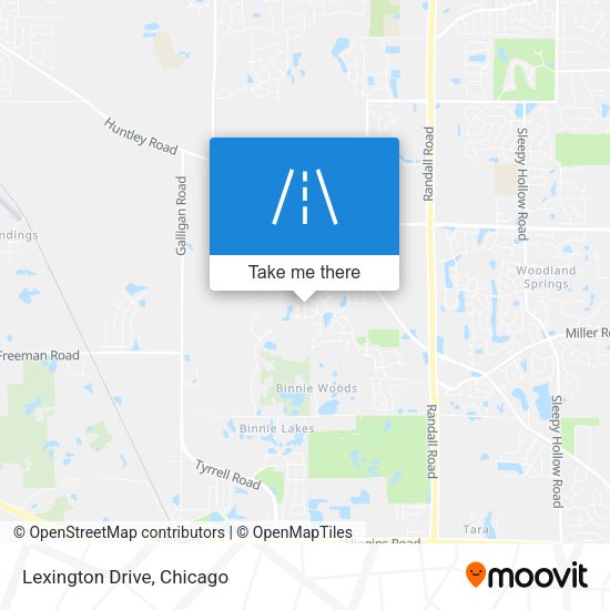 Mapa de Lexington Drive