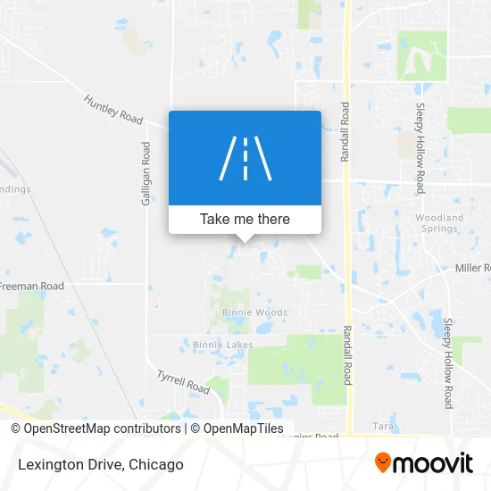 Lexington Drive map