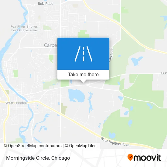 Morningside Circle map