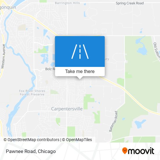 Pawnee Road map