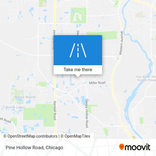 Mapa de Pine Hollow Road