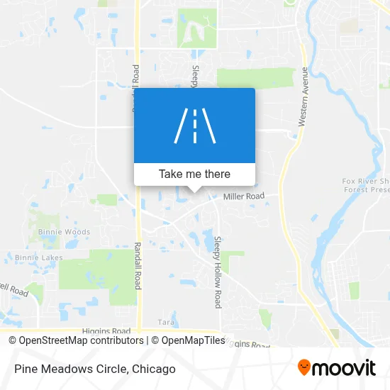 Pine Meadows Circle map