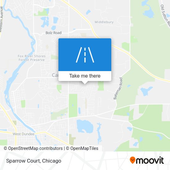 Mapa de Sparrow Court