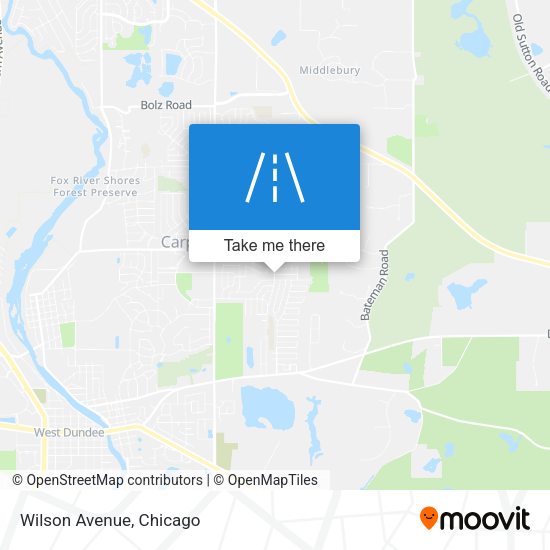 Mapa de Wilson Avenue
