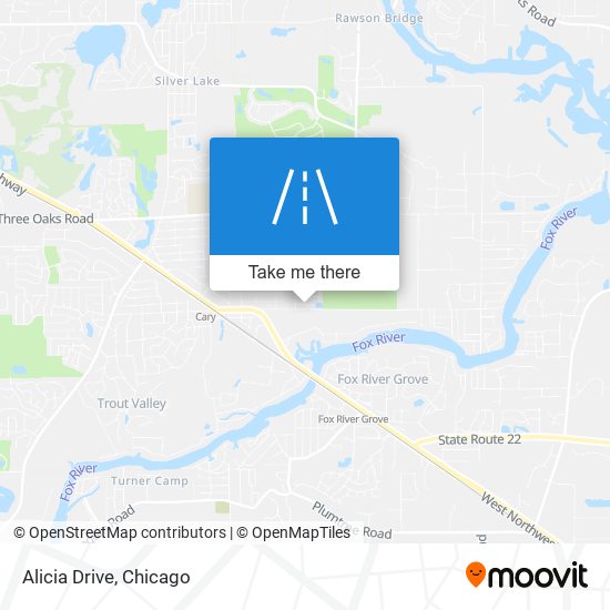 Alicia Drive map