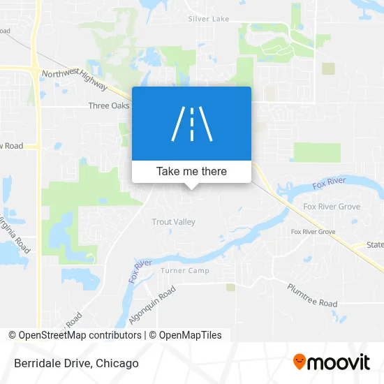 Berridale Drive map
