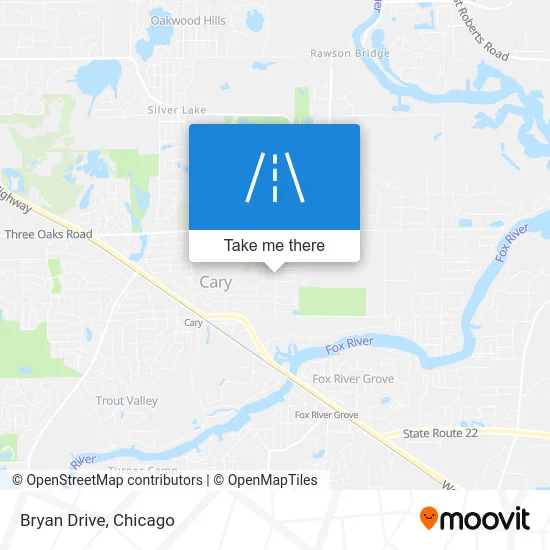 Bryan Drive map