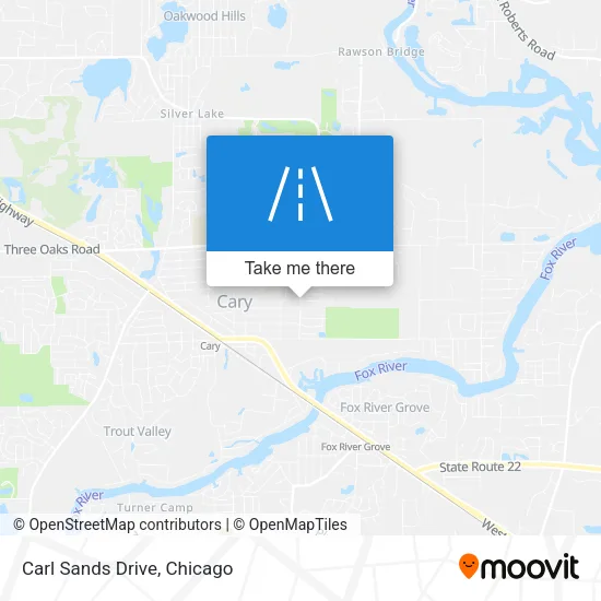 Carl Sands Drive map