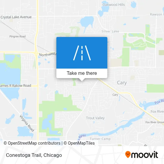 Conestoga Trail map