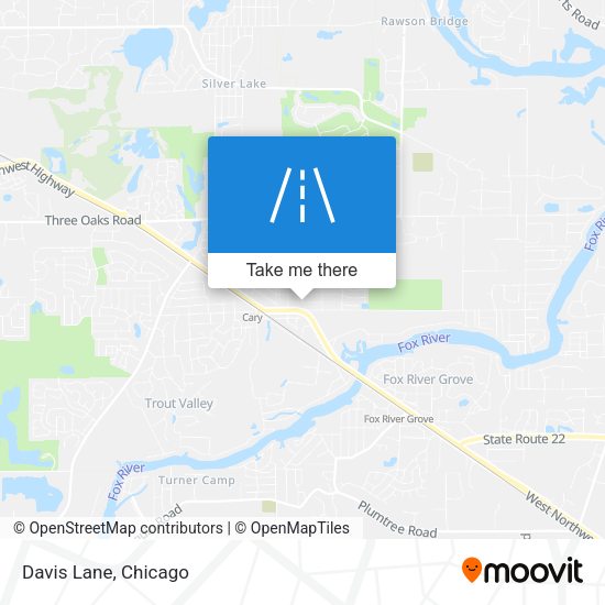 Mapa de Davis Lane