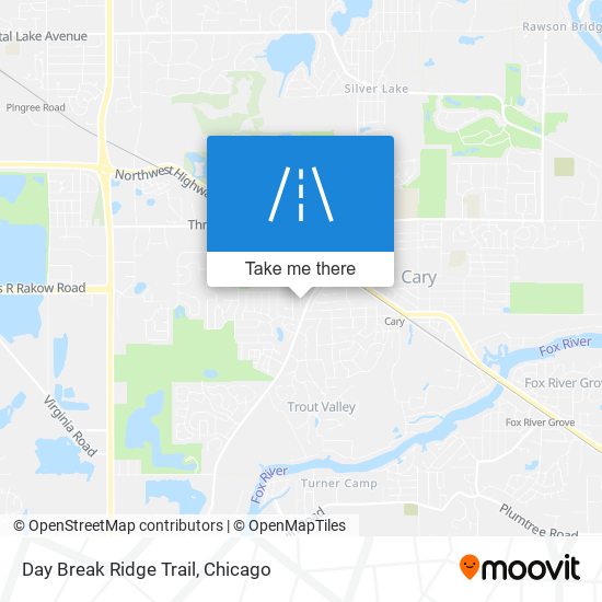 Day Break Ridge Trail map