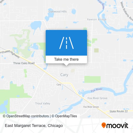 East Margaret Terrace map