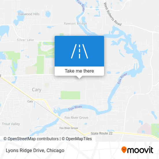 Lyons Ridge Drive map