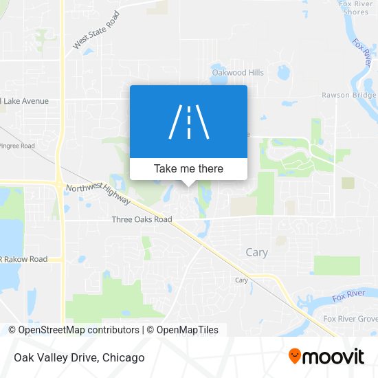 Mapa de Oak Valley Drive
