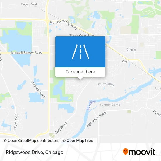Ridgewood Drive map