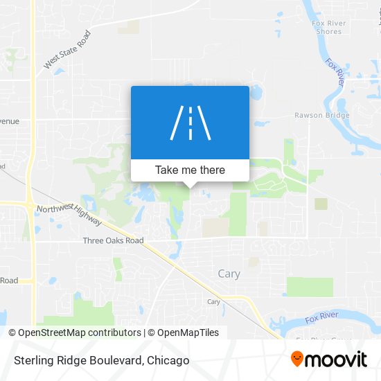 Sterling Ridge Boulevard map