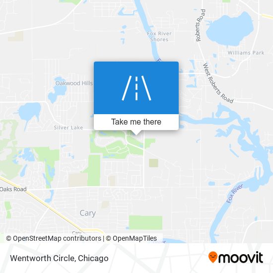 Mapa de Wentworth Circle