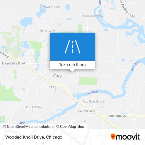 Mapa de Wooded Knoll Drive