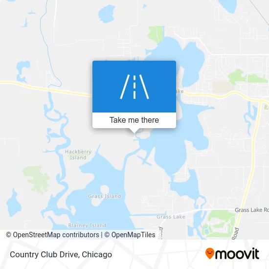 Country Club Drive map