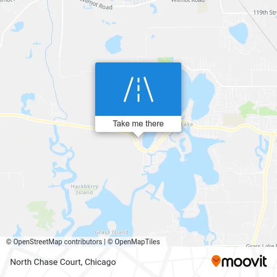 North Chase Court map