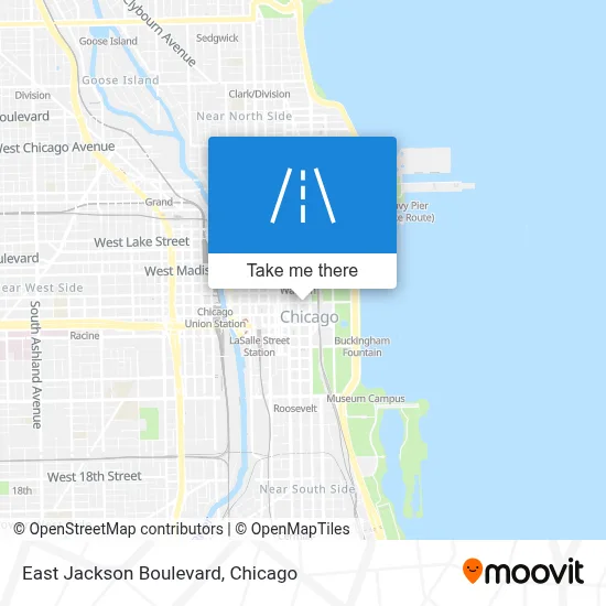 East Jackson Boulevard map