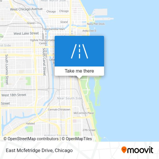 East Mcfetridge Drive map