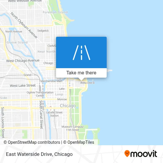East Waterside Drive map