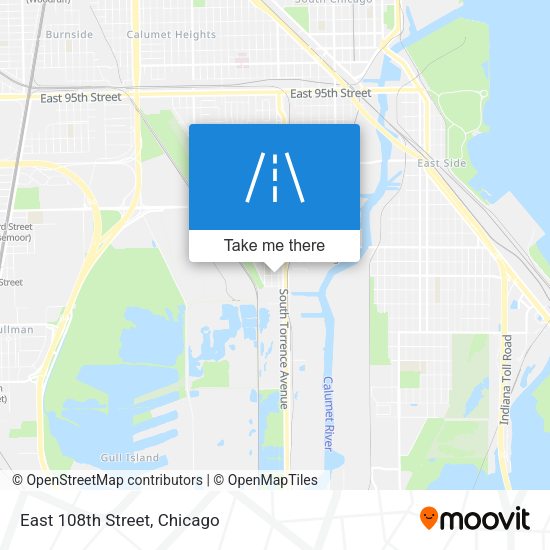 Mapa de East 108th Street