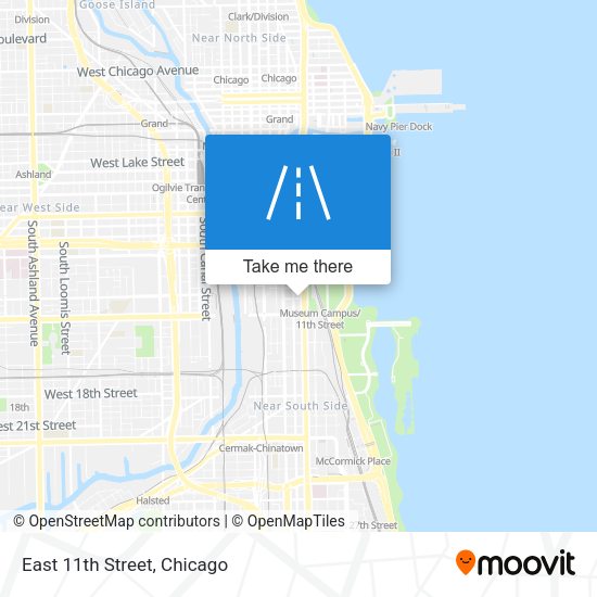 Mapa de East 11th Street