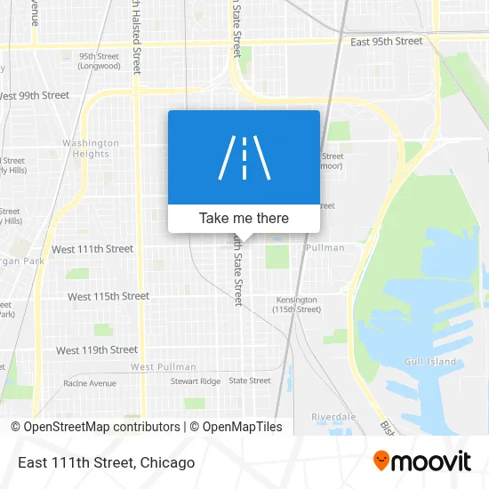 East 111th Street map