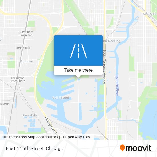 Mapa de East 116th Street