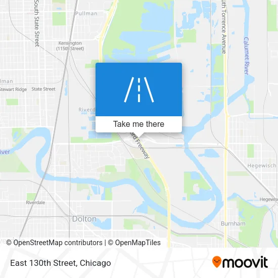 Mapa de East 130th Street