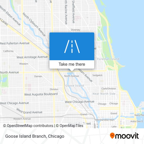 Mapa de Goose Island Branch