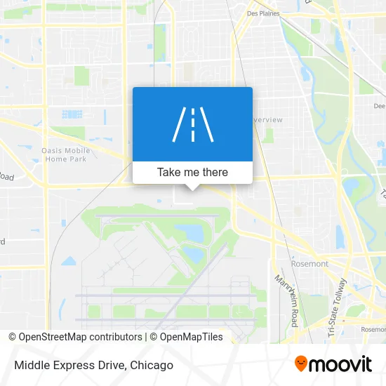 Middle Express Drive map