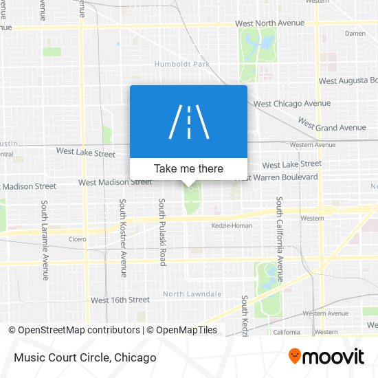 Music Court Circle map