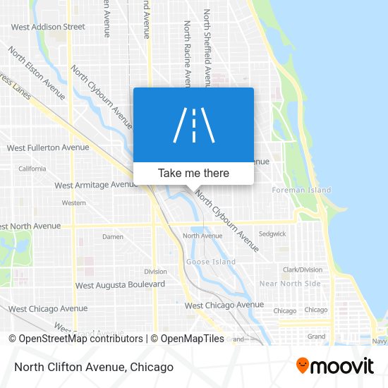 Mapa de North Clifton Avenue