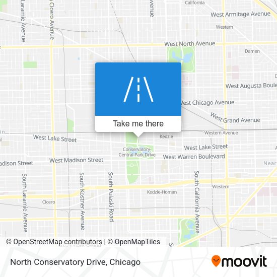 North Conservatory Drive map