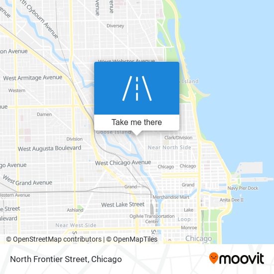 North Frontier Street map