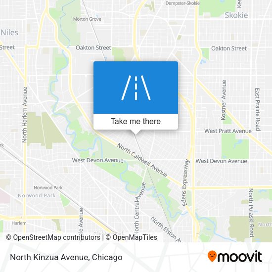Mapa de North Kinzua Avenue
